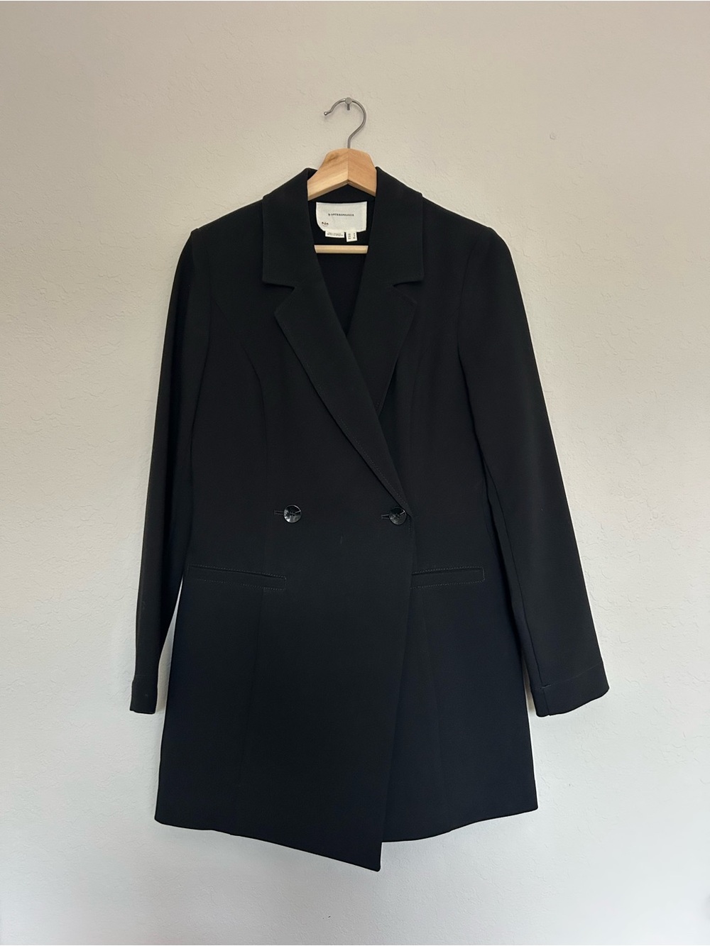 Anthropologie Black Blazer Romper
